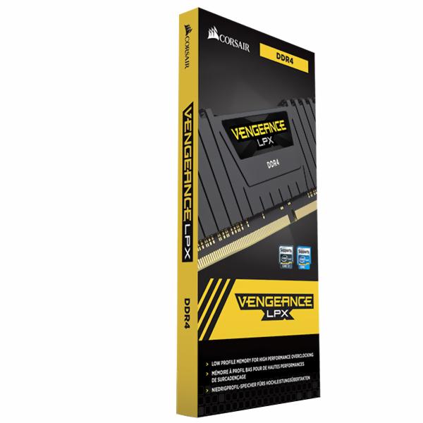 Memória RAM Corsair Vengeance LPX DDR4 8GB 3200 MHz - Preto (CMK8GX4M1E3200C16)