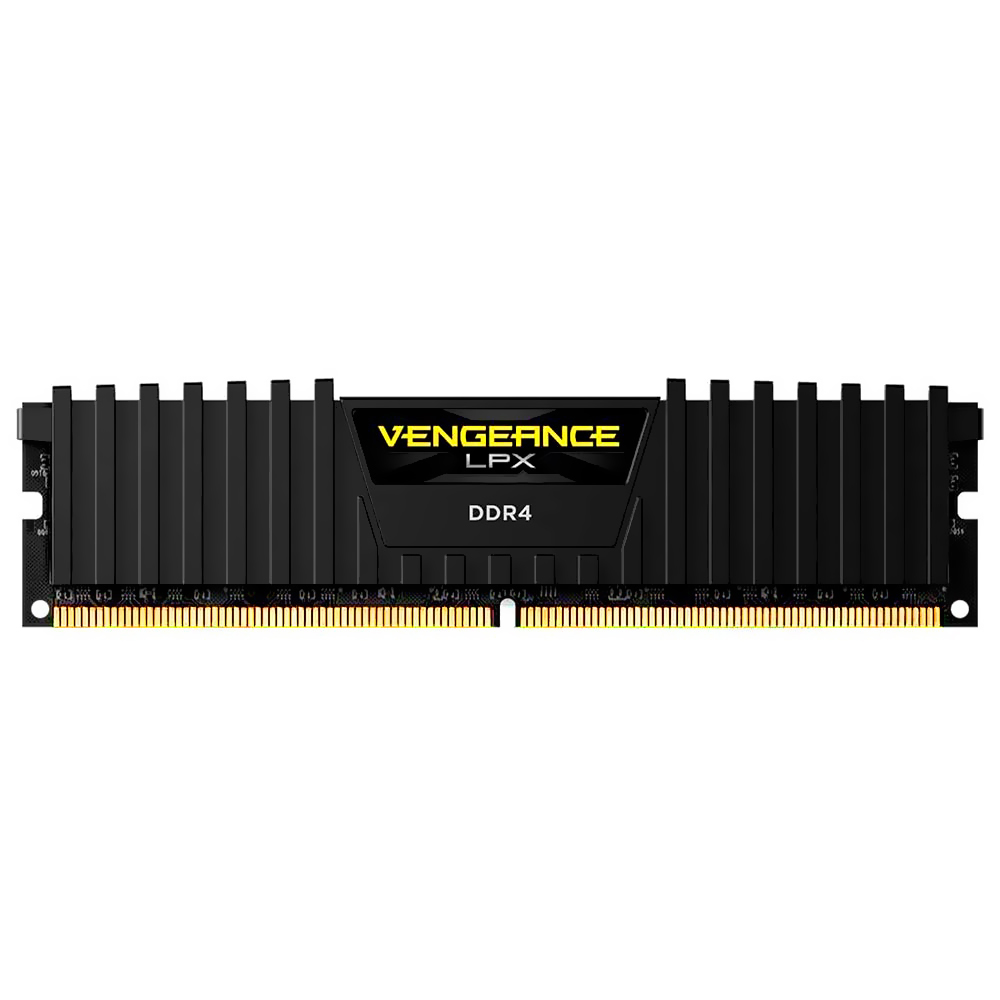 Memória RAM Corsair Vengeance LPX DDR4 8GB 3200 MHz - Preto (CMK8GX4M1E3200C16)