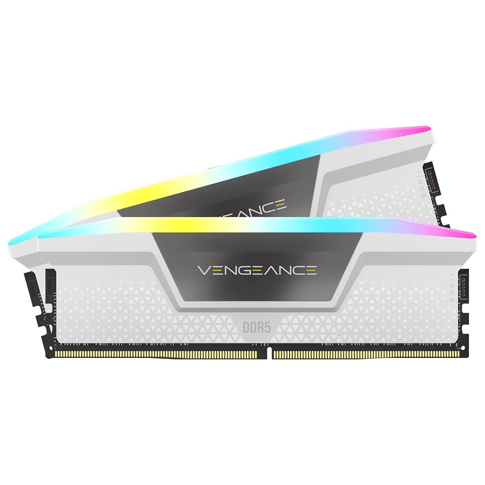 Memória RAM Corsair Vengeance RGB DDR5 (2x16GB) 5600MHz - Branco (CMH32GX5M2B5600C36WK)