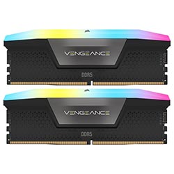 Memória RAM Corsair Vengeance RGB DDR5 32GB (2x16GB) 6000MHz - Cinza (CMH32GX5M2D6000Z36K)