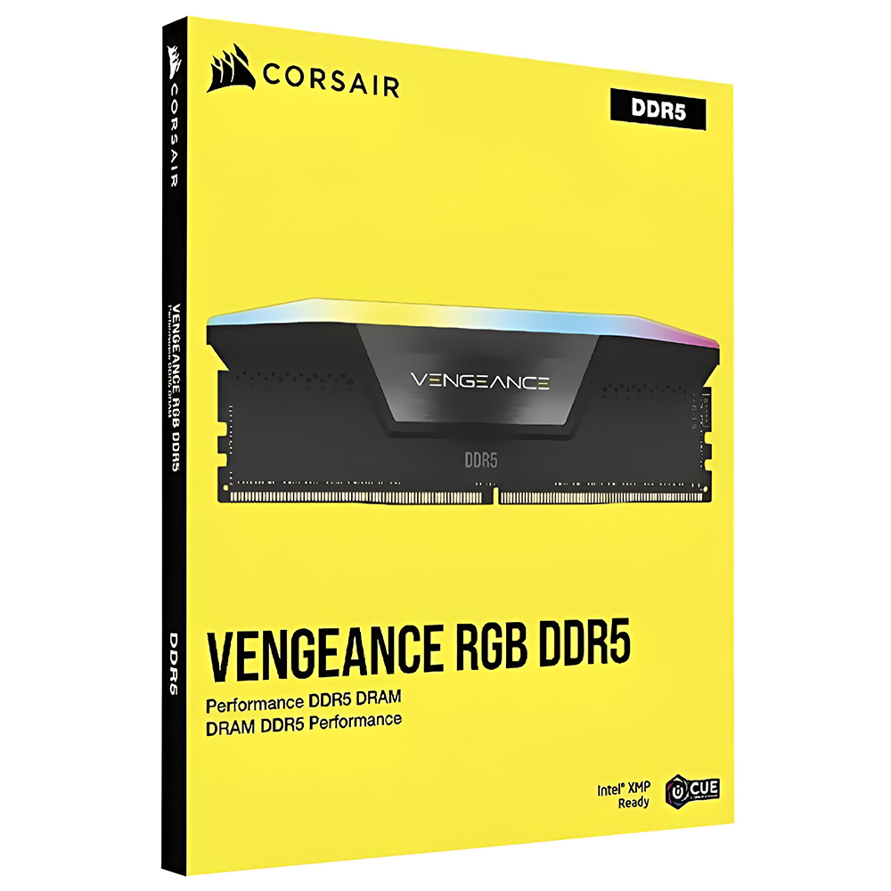 Memória RAM Corsair Vengeance RGB DDR5 32GB (2x16GB) 7000MHz - Preto (CMH32GX5M2B7000C40)