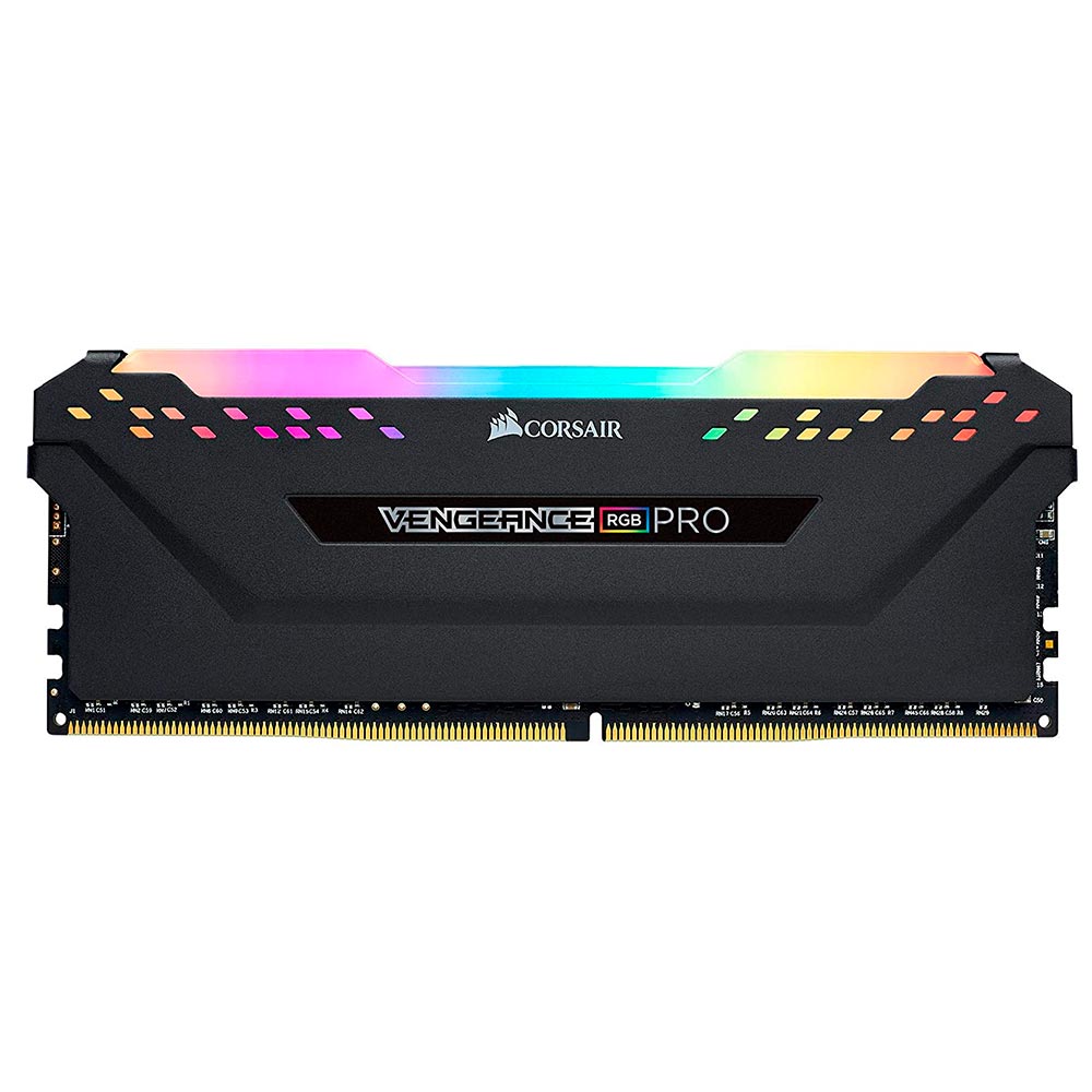 Memória RAM Corsair Vengeance RGB Pro DDR4 16GB (2x8GB) 3600MHz - Preto (CMW16GX4M2Z3600C18)