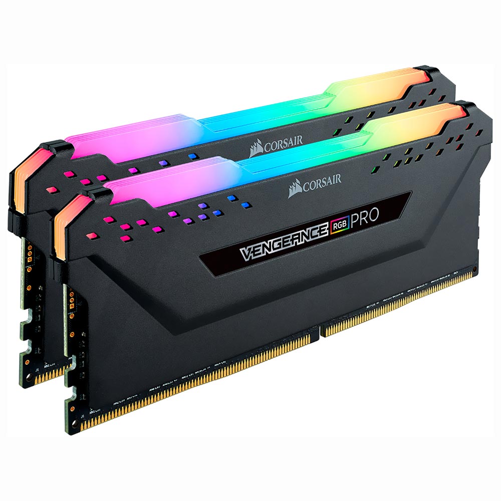 Memória RAM Corsair Vengeance RGB Pro DDR4 16GB (2x8GB) 4000MHz - Preto (CMW16GX4M2Z4000C18)