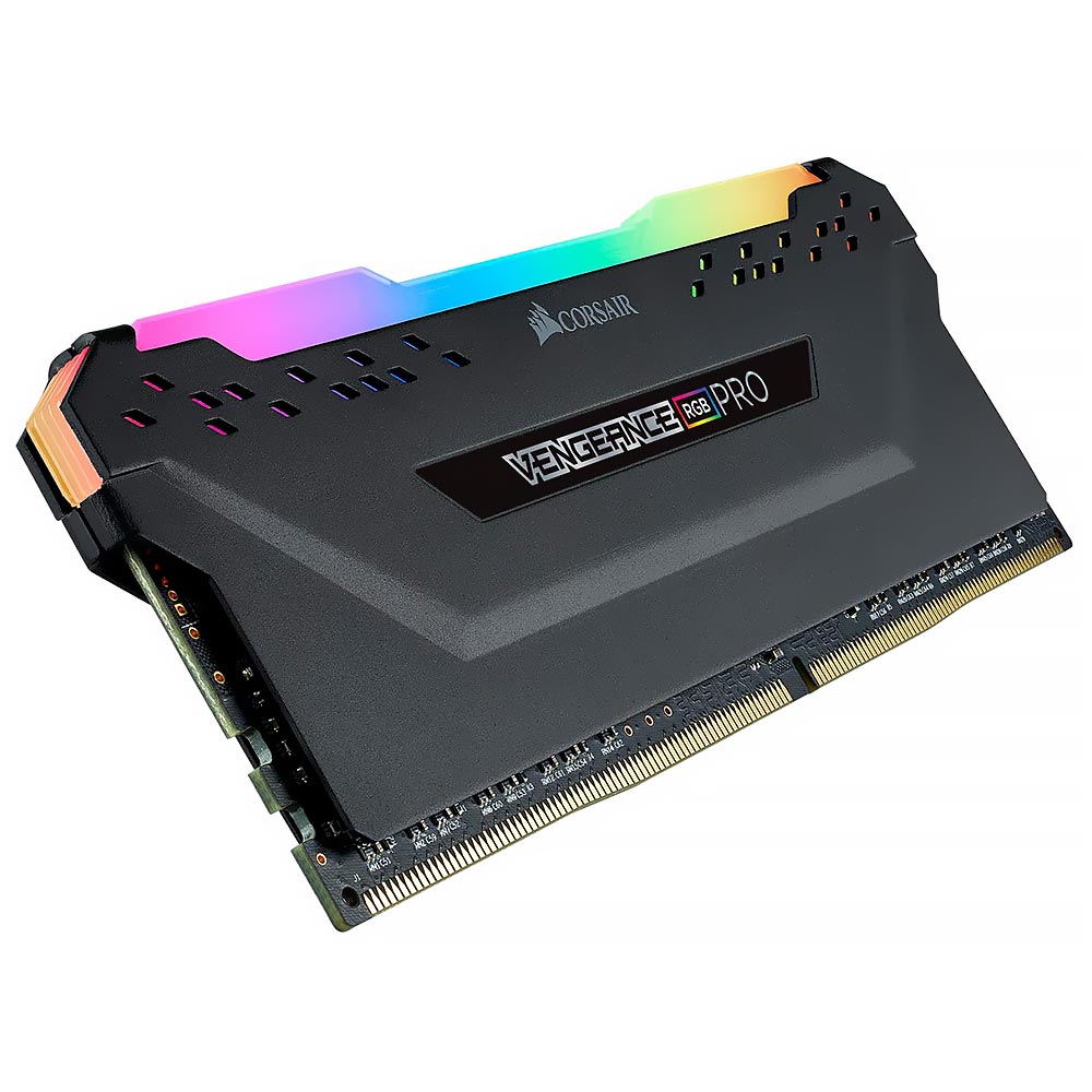 Memória RAM Corsair Vengeance RGB Pro DDR4 16GB 3600MHz - Preto (CMW16GX4M1Z3600C18) 