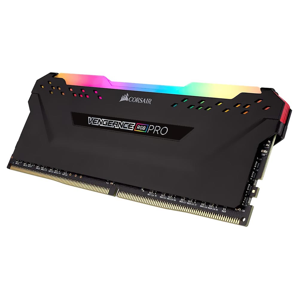 Memória RAM Corsair Vengeance RGB Pro DDR4 16GB 3600MHz - Preto (CMW16GX4M1Z3600C18) 