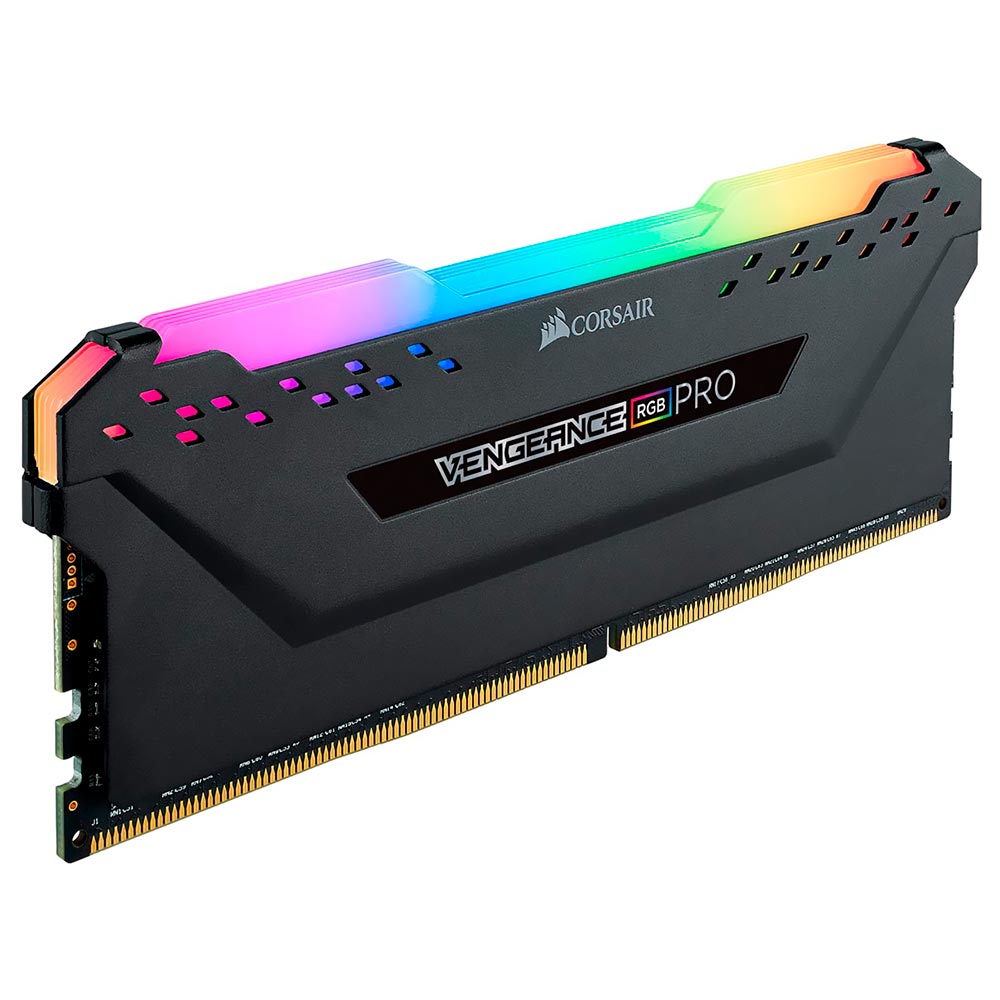 Memória RAM Corsair Vengeance RGB Pro DDR4 8GB 3200MHz - Preto (CMW8GX4M1E3200C16)