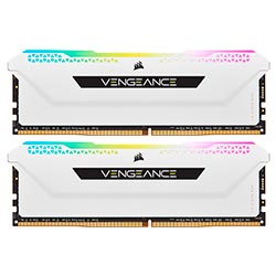 Memória RAM Corsair Vengeance RGB Pro SL DDR4 32GB (2x16GB) 3200MHz - Branco (CMH32GX4M2E3200C16W)