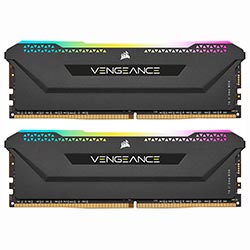 Memória RAM Corsair Vengeance RGB Pro SL DDR4 32GB (2x16GB) 3600MHz - Preto (CMH32GX4M2D3600C18)