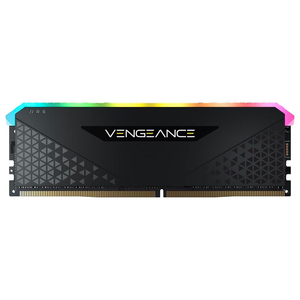 Memória RAM Corsair Vengeance RGB RS DDR4 8GB 3600MHz - Preto (CMG8GX4M1D3600C18)
