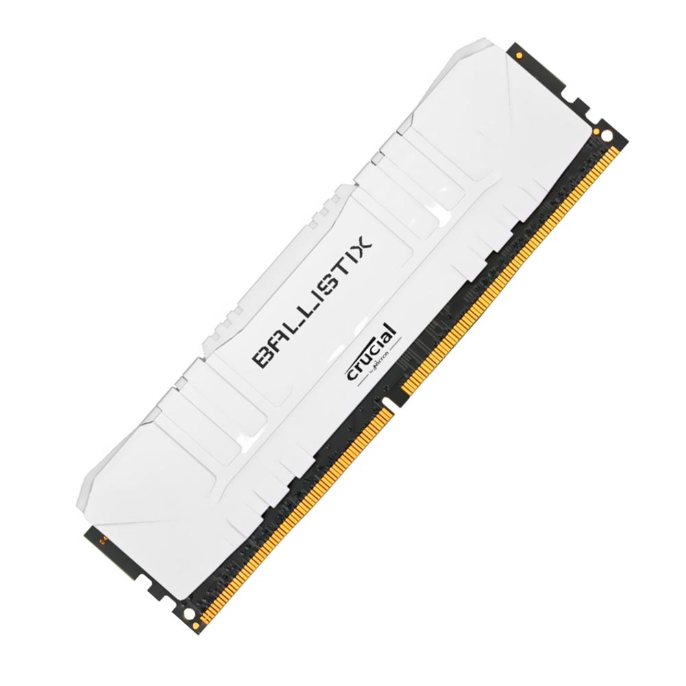 Memória RAM Crucial Ballistix DDR4 8GB 2666MHz - Branco