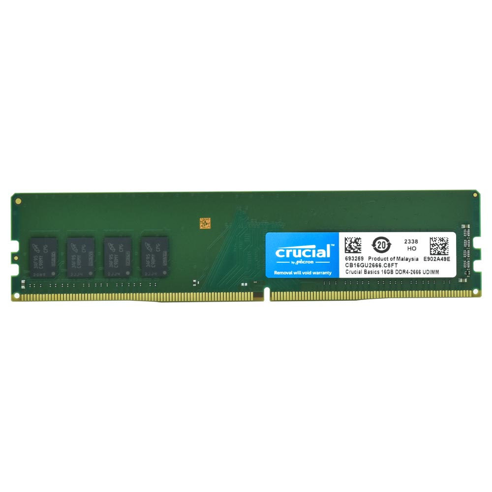 Memória RAM Crucial DDR4 16GB 2666MHz - CB16GU2666