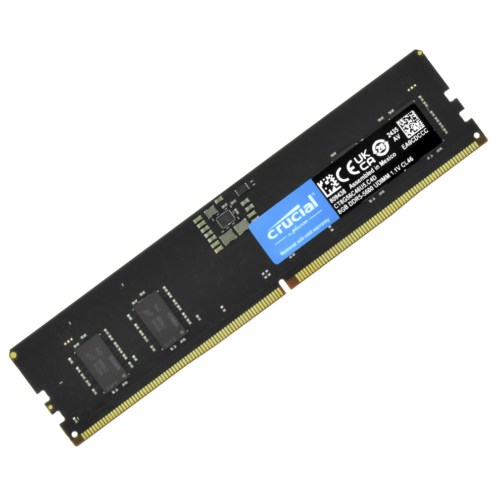 Memória RAM Crucial DDR5 8GB 5600MHz - CT8G56C46U5