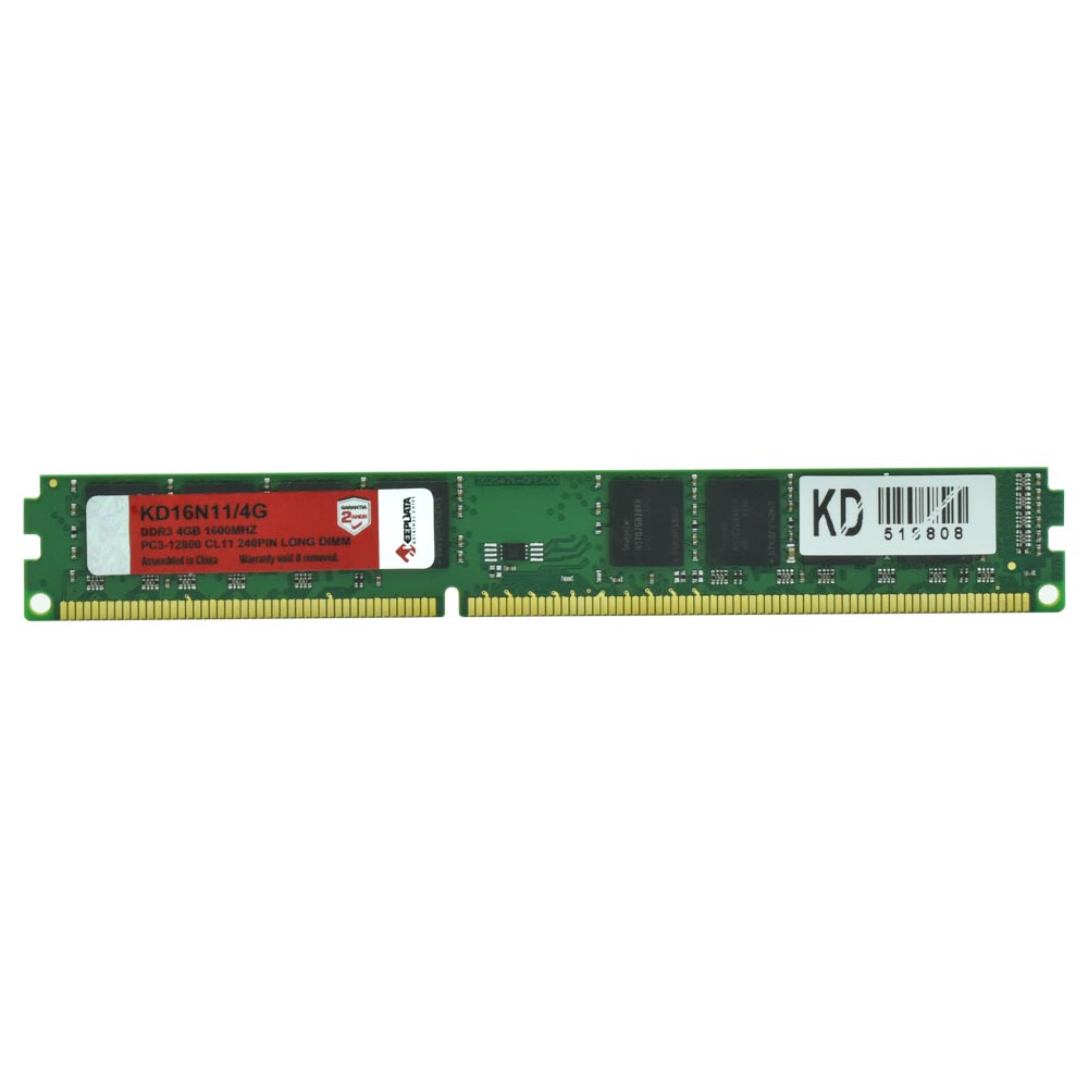 Memória RAM Keepdata DDR3 4GB 1600MHz - KD16N11/4G
