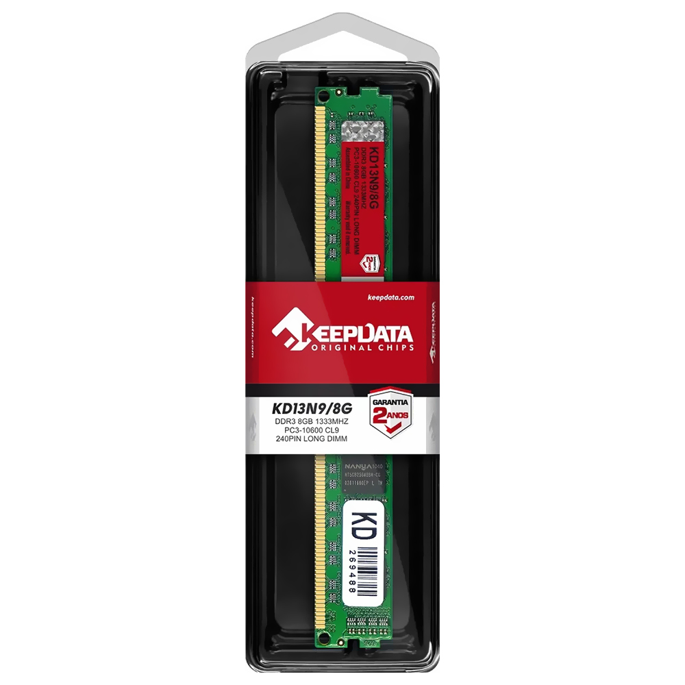 Memória RAM Keepdata DDR3 8GB 1333MHz - KD13N9/8G