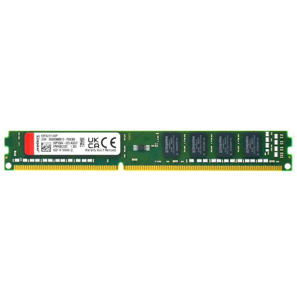 Memória RAM Kingston DDR3L 4GB 1600MHz - KVR16LN11/4WP