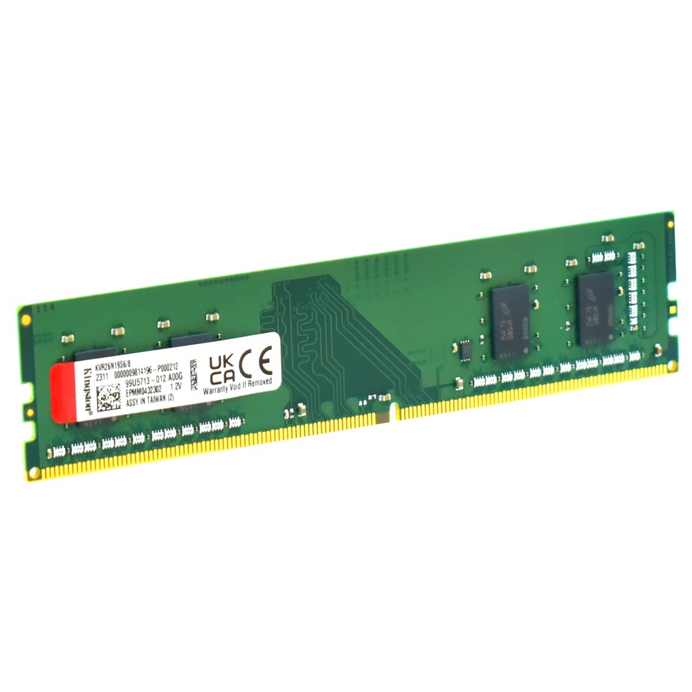 Memória RAM Kingston DDR4 8GB 2666MHz - KVR26N19S6/8