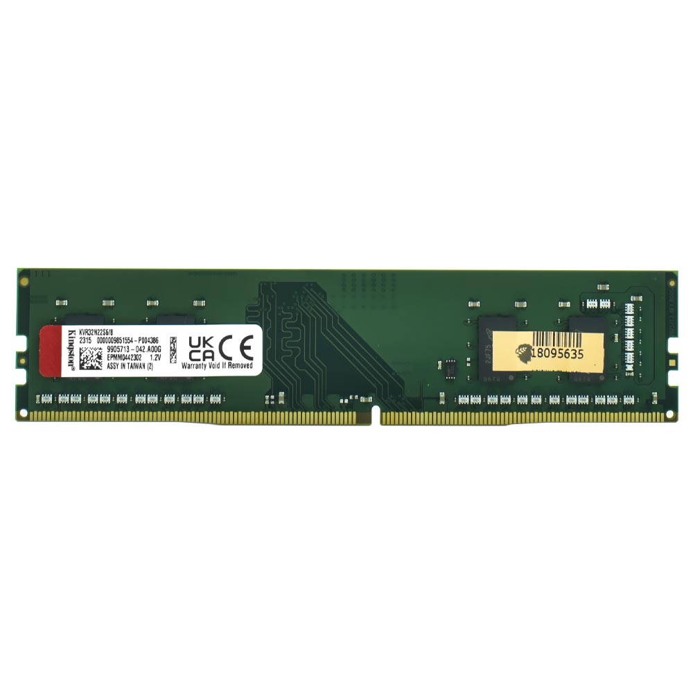 Memória RAM Kingston DDR4 8GB 3200MHz - KVR32N22S6/8