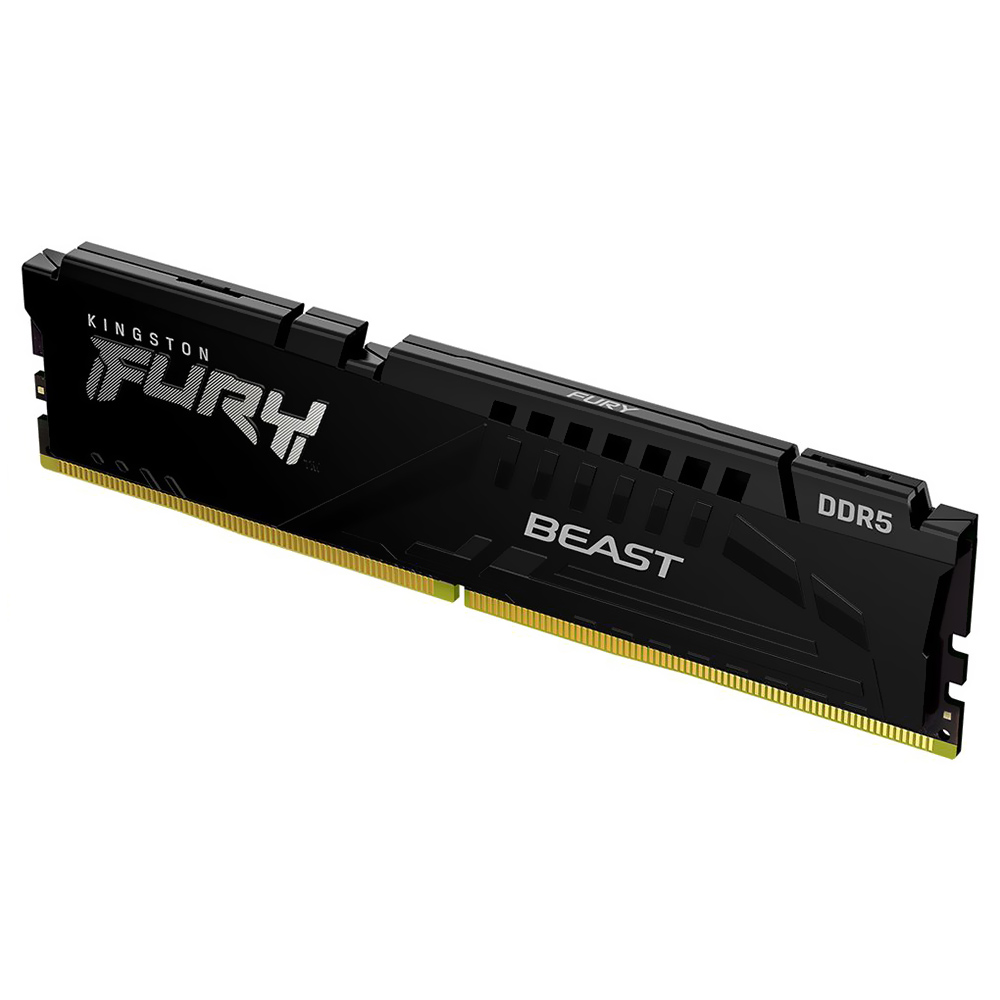 Memória RAM Kingston Fury Beast DDR5 16GB 5600MHz - Preto (KF556C40BB-16)