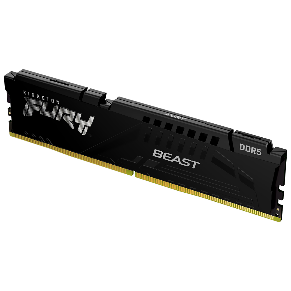 Memória RAM Kingston Fury Beast DDR5 16GB 6000MHz - Preto (KF560C36BBE2-16)