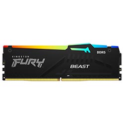 Memória RAM Kingston Fury Beast DDR5 8GB 5600MHz  RGB - Preto (KF556C40BBA-8)