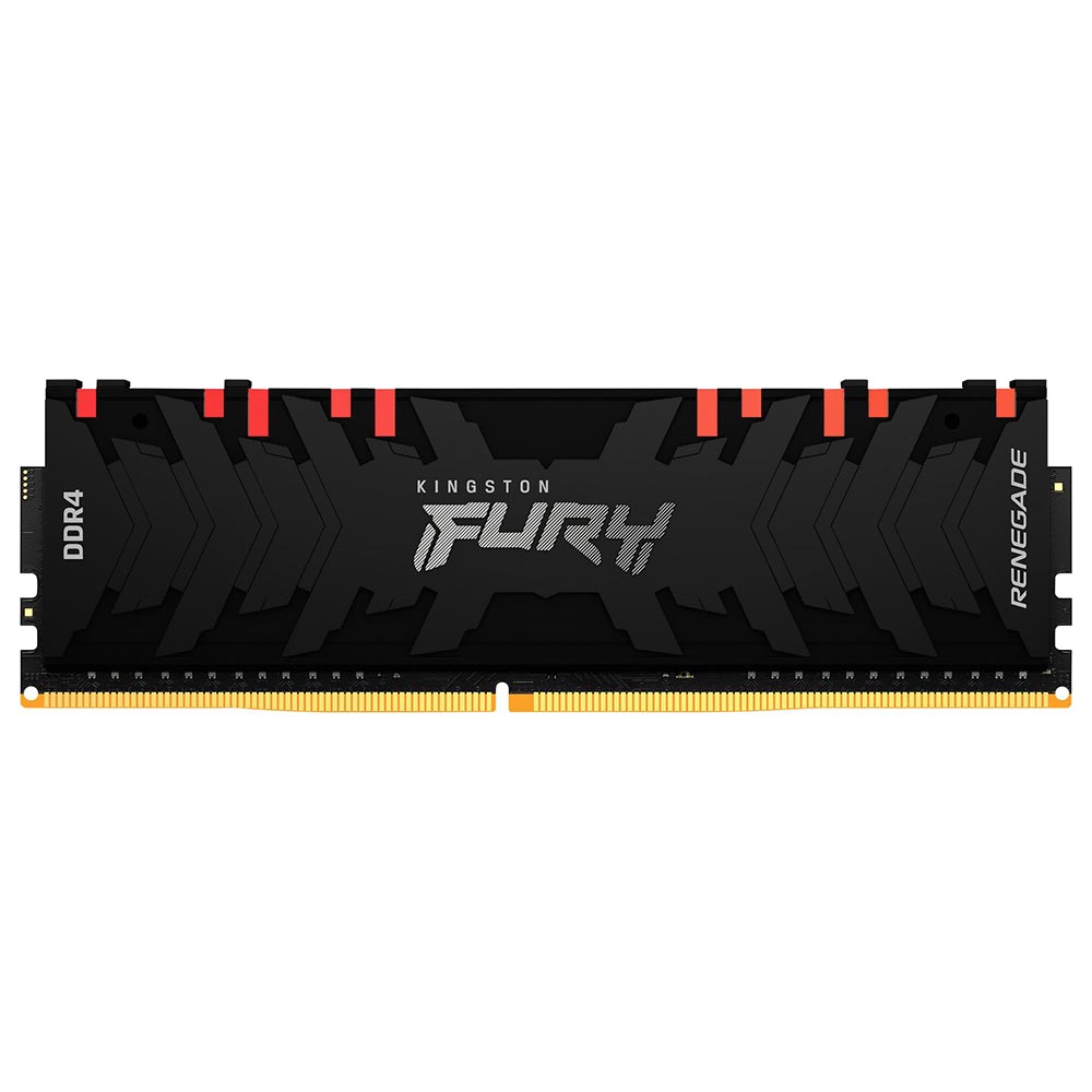 Memória RAM Kingston Fury Renegade DDR4 16GB 3200MHz RGB - Preto (KF432C16RB1A/16)
