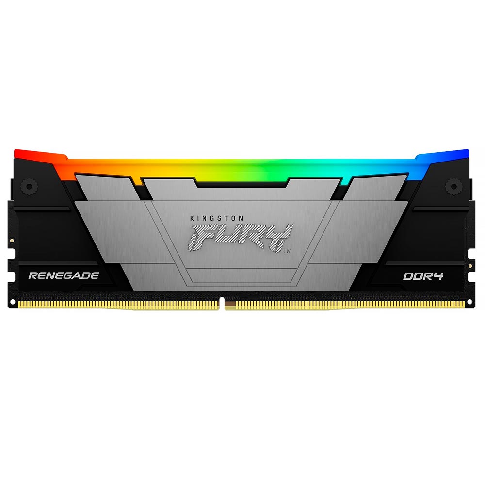 Memória RAM Kingston Fury Renegade DDR4 32GB 3600MHz RGB - Preto (KF436C18RB2A/32)