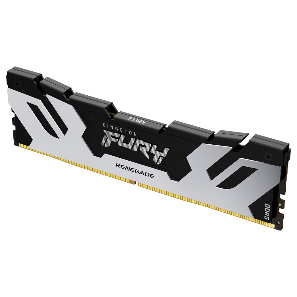 Memória RAM Kingston Fury Renegade DDR5 16GB 6400MHz - Prata / Preto (KF564C32RS-16)
