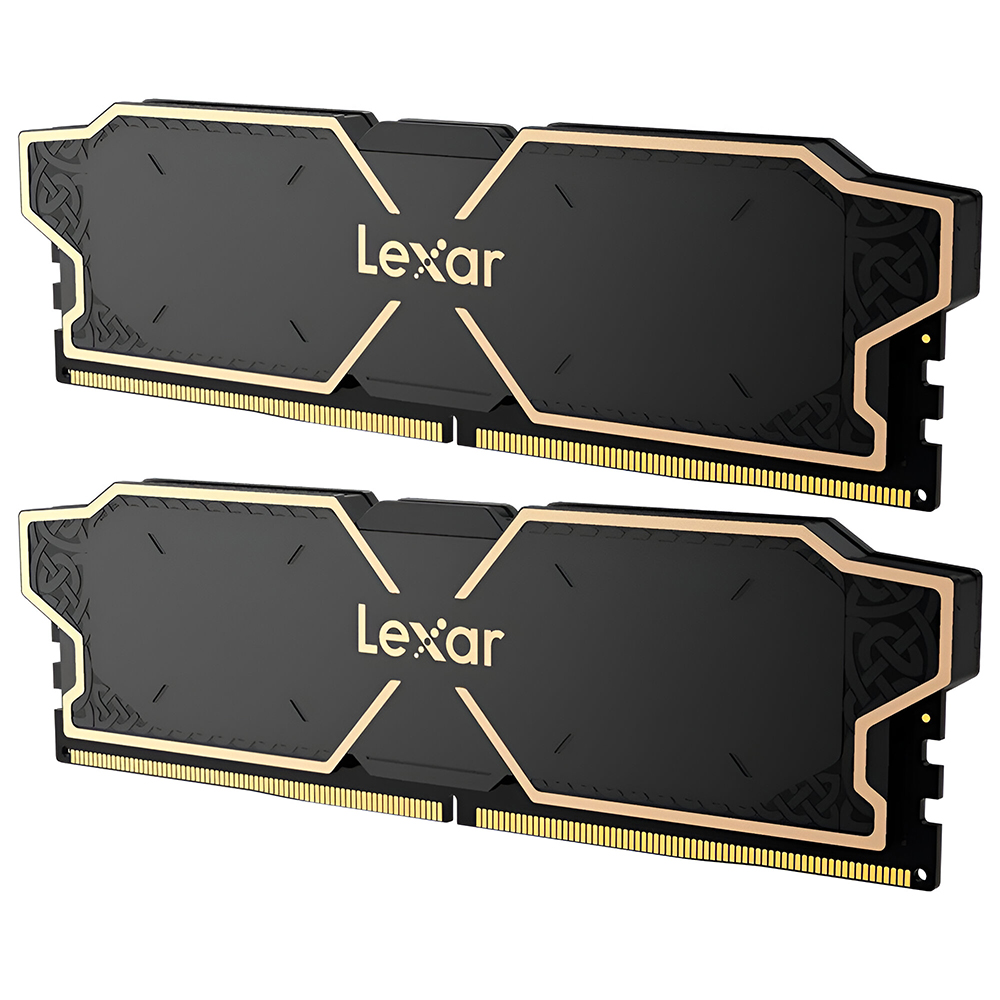 Memória RAM Lexar Thor DDR5 32GB (2x16GB) 5600MHz - Preto (LD5U16G56C36LG-RUD)