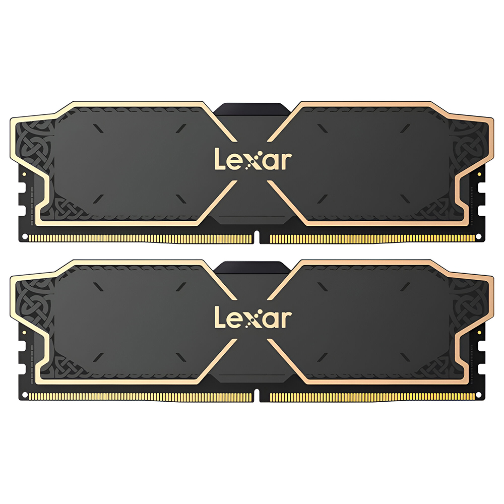 Memória RAM Lexar Thor DDR5 32GB (2x16GB) 6000MHz - Preto (LD5U16G60C32LG-RUD)