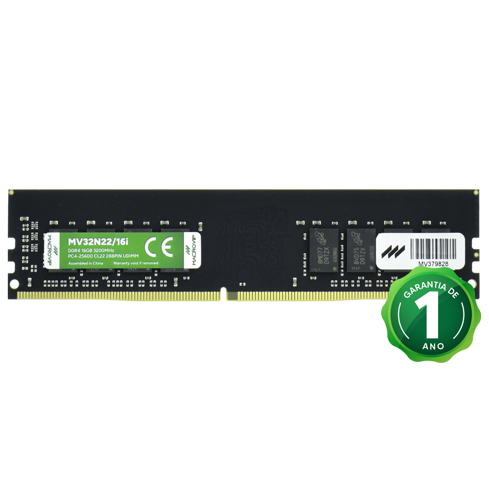 Memória RAM Macrovip DDR4 16GB 3200MHz - MV32N22/16I