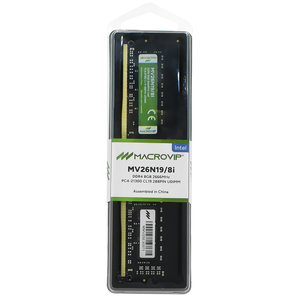 Memória RAM Macrovip DDR4 8GB 2666MHz - MV26N19/8I