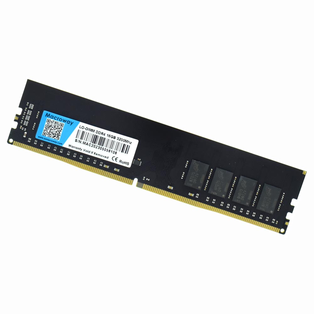 Memória RAM Macroway DDR4 16GB 3200MHz - Preto