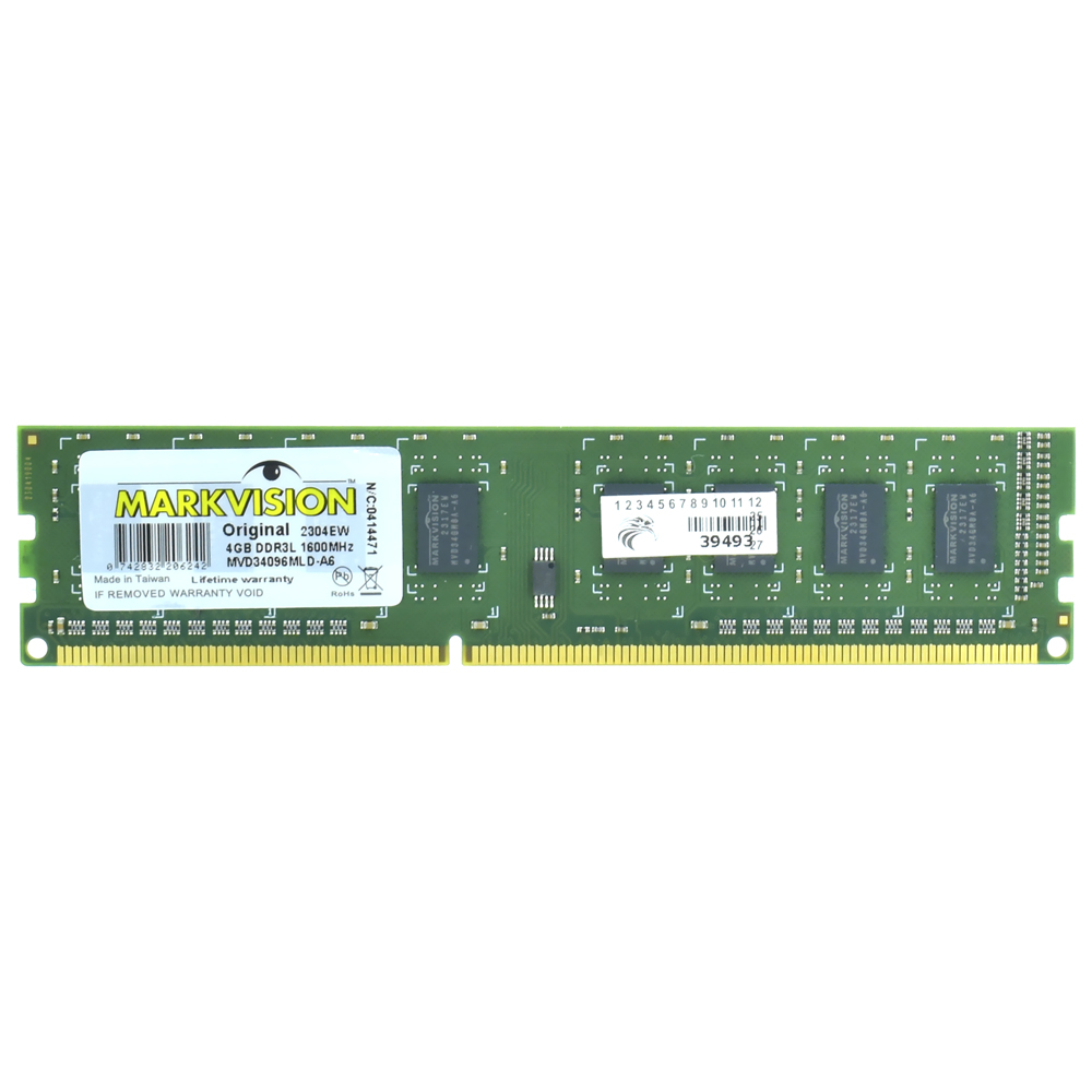 Memória RAM Markvision DDR3L 4GB 1600MHz - MVD34096MLD-A6