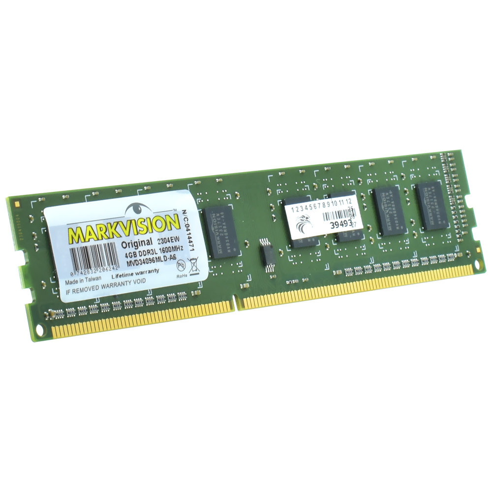 Memória RAM Markvision DDR3L 4GB 1600MHz - MVD34096MLD-A6