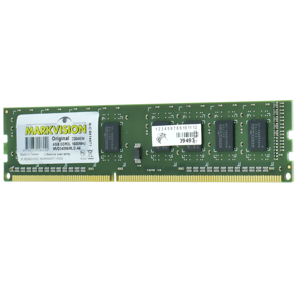 Memória RAM Markvision DDR3L 4GB 1600MHz - MVD34096MLD-A6