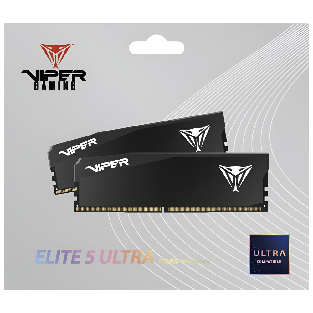 Memória RAM Patriot Elite 5 Ultra DDR5 96GB (2x48GB) 6000MHz - Preto (VEU596G6432K)
