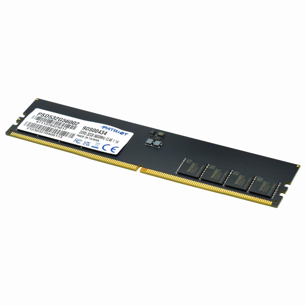 Memória RAM Patriot Signature DDR5 32GB 5600MHz - Preto (PSD532G56002)