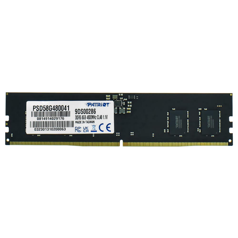 Memória RAM Patriot Signature DDR5 8GB 4800MHz (PSD58G480041)