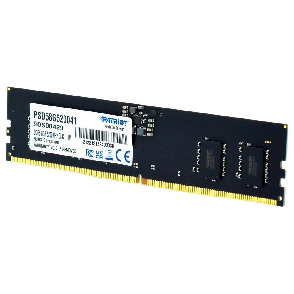 Memória RAM Patriot Signature DDR5 8GB 5200MHz - PSD58G520041