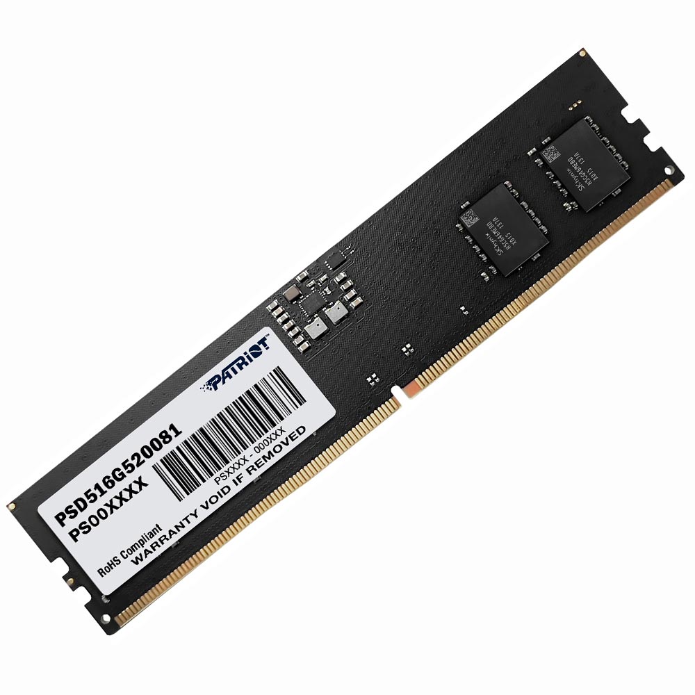 Memória RAM Patriot Signature Line DDR5 16GB 5200MHz - PSD516G520081