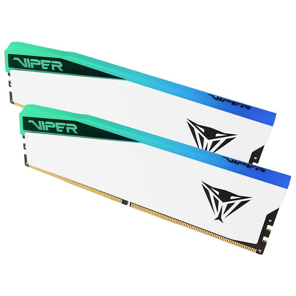 Memória RAM Patriot Viper Elite 5 DDR5 96GB (2x48GB) 6000MHz RGB - Branco (PVER596G60C42KW)