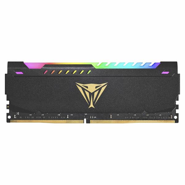 Memória RAM Patriot Viper Steel DDR4 16GB 3200MHz RGB - Preto (PVSR416G320C8)
