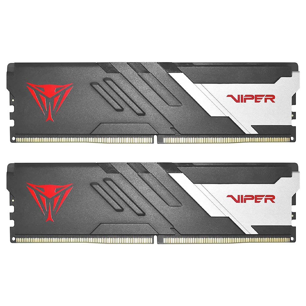 Memória RAM Patriot Viper Venom DDR5 32GB (2x16GB) 7400MHz - Preto / Prata (PVV532G740C36K)