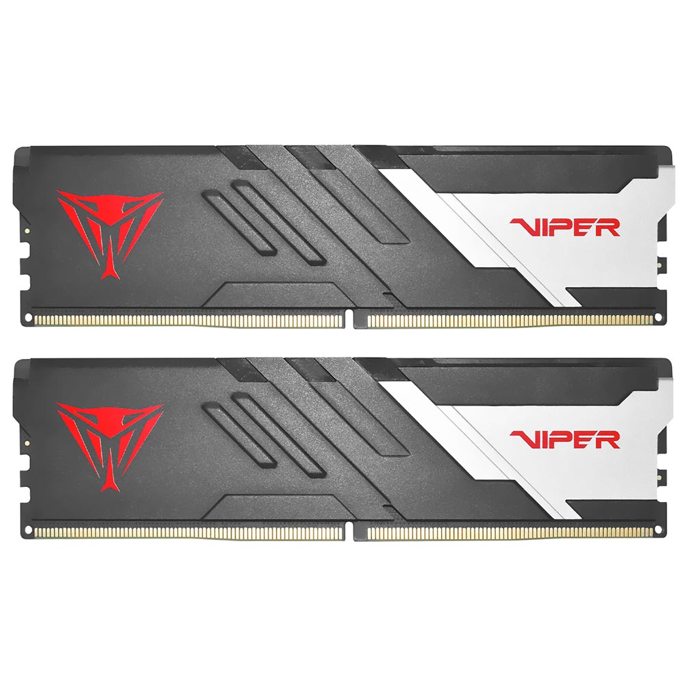 Memória RAM Patriot Viper Venom DDR5 64GB (2x32GB) 5200MHz - Preto / Prata (PVV564G520C40K)