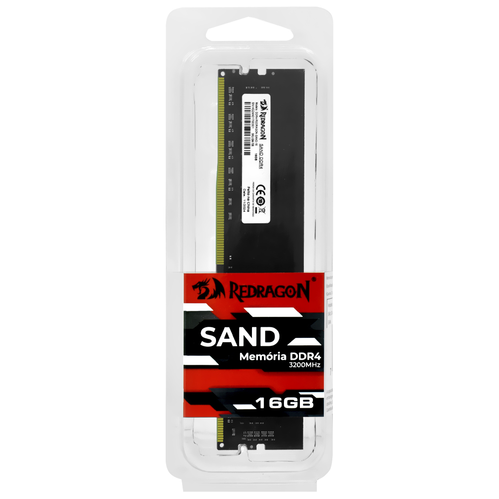 Memória RAM Redragon Sand DDR4 16GB 3200MHz - GM-708