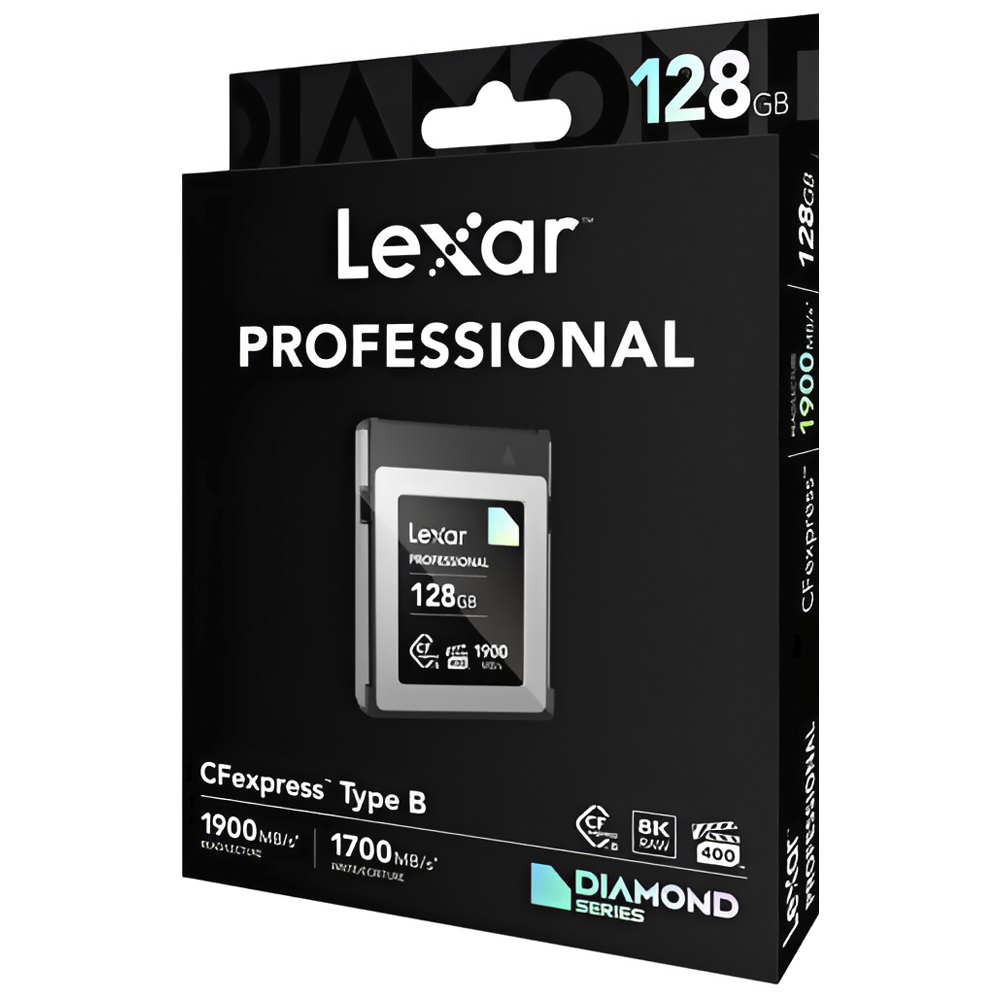 Cartão de Memória CF Express Lexar Professional Type B Diamond Series 128GB -  LCXEXDM128G-RNENG