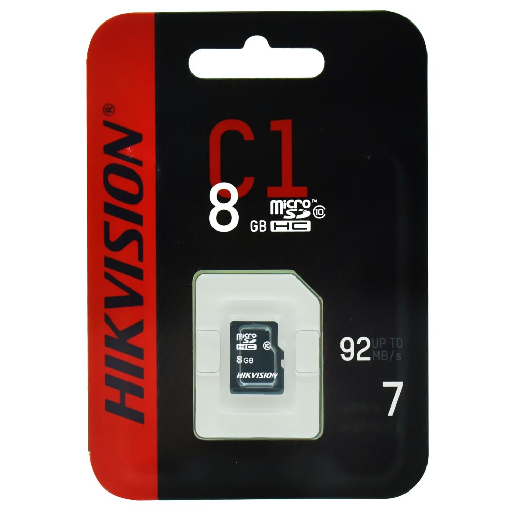 Cartão de Memória Micro SD Hikvision 8GB Class 10 - HS-TF-C1