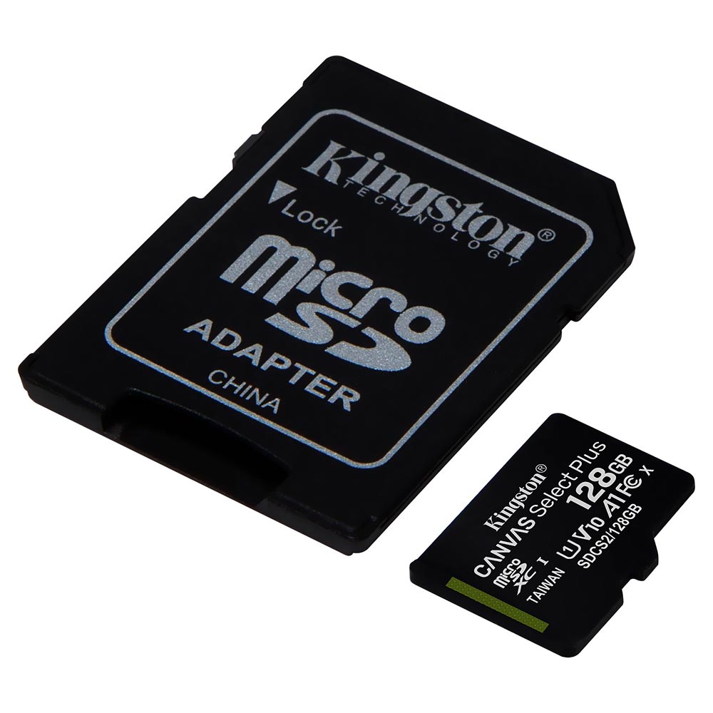 Cartão de Memória Micro SD Kingston Canvas Select Plus 128GB