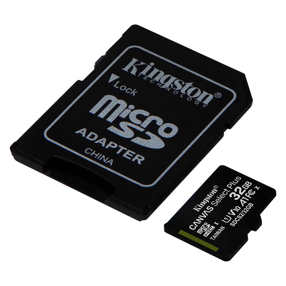 Cartão de Memória Micro SD Kingston CANVAS Select Plus 32GB 