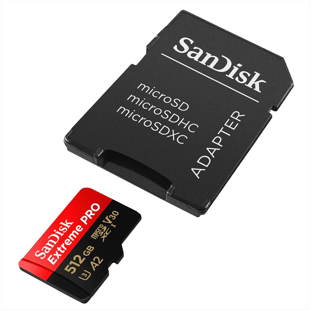 Cartão de Memória Micro SD Sandisk Extreme Pro 512GB - SDSQXCD-512G-GN6MA